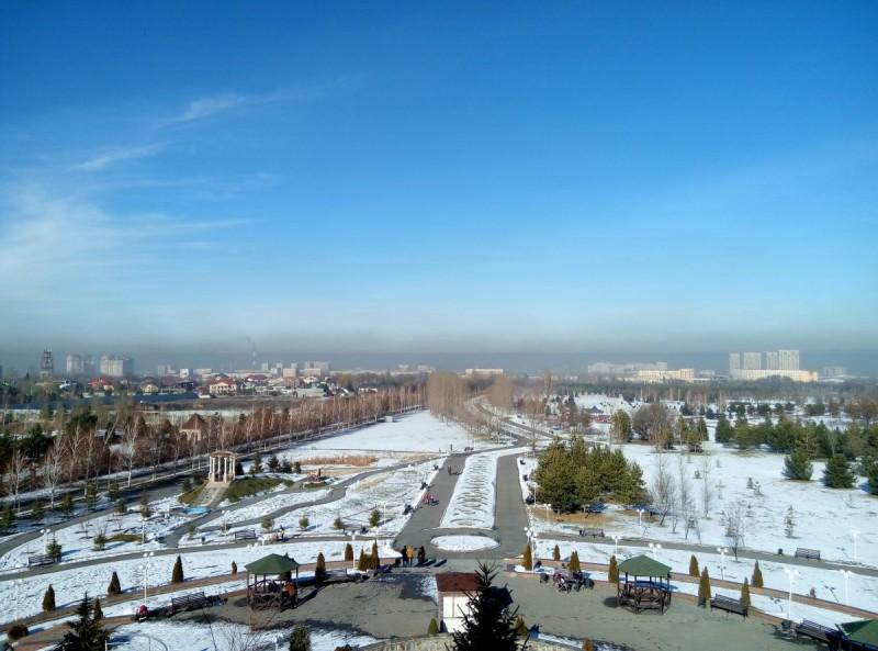 В парке первого Президента Казахстана