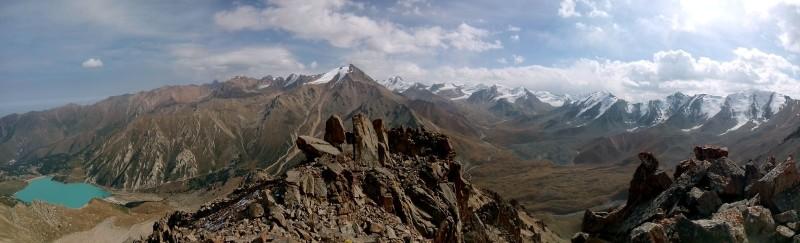 Панорама с Крошки (3722 м) Панорама с Крошки (3722 м)