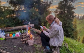 Закат в горах