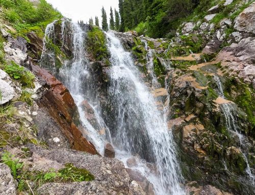 Водопад Весенний из ущелья Казачки с ночевкой